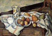 Pear and peach Paul Cezanne
